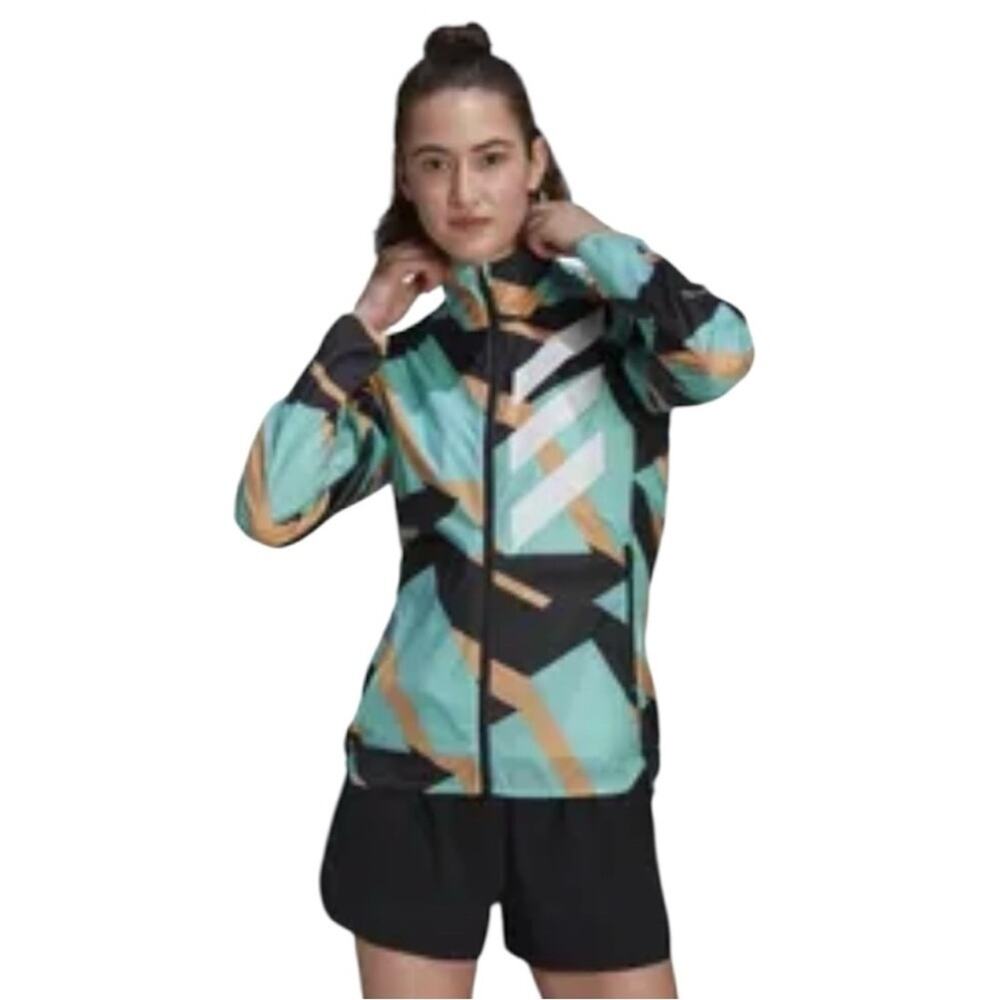 Adidas Terrex Parley Agravic Trail Running WIND.RDY Windbreaker, Women’s M